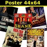 1.000 unid Cartaz/Poster, 44x62cm, Couchê 150g, (Arte Grátis)