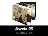 1.000 Encartes CD, tipo Livreto, 12x24, 3 laminas + fundo
