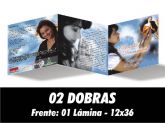 1.000 Encartes p/ CD, 12x36 + fundo